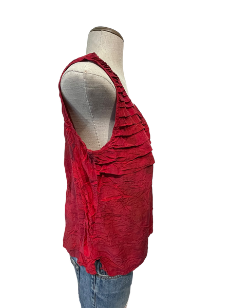 100% silk tank top