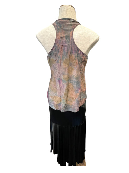 100% silk tank top