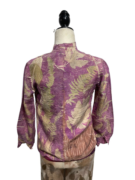 100% Silk Blouse Long sleeve