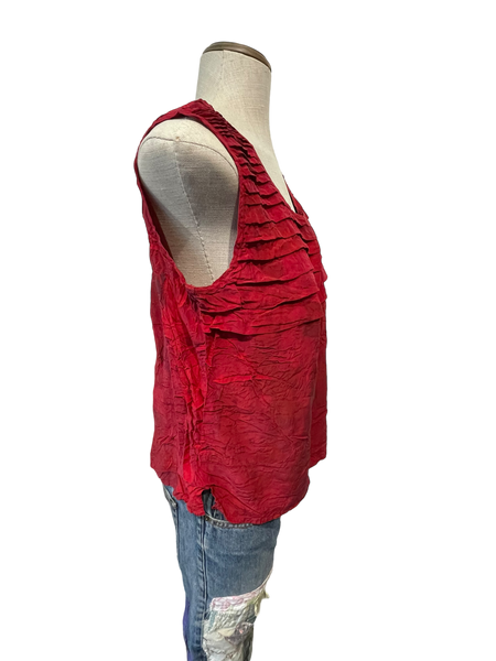 100% silk tank top