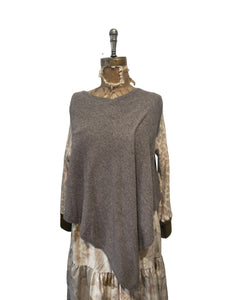 Cashmere asymmetric sweater