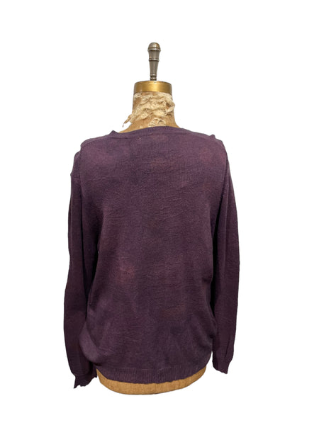 Ecodyed wool sweater