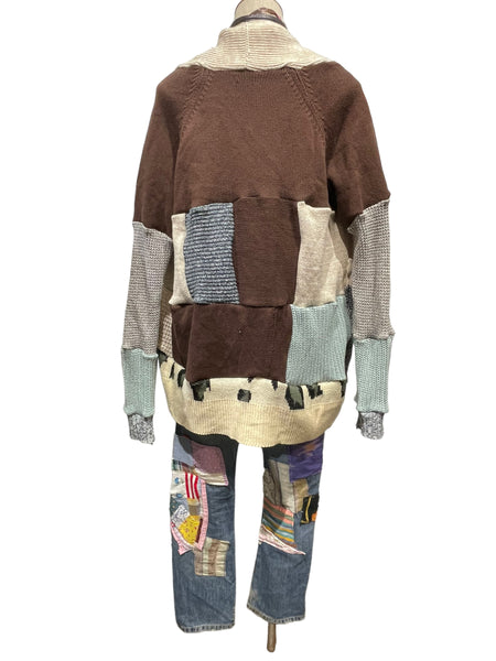 Colour Block patchwork Sweater