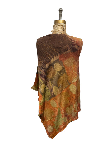 Cashmere  ecodyed Poncho