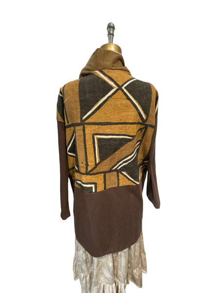 Mud cloth jacket