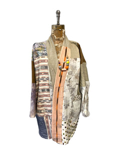 vintage , patchwork jacket