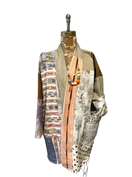 vintage , patchwork jacket
