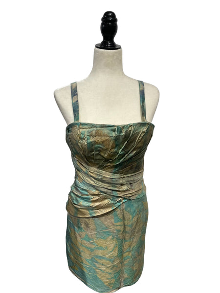 Strapless Silk  ecodyed Dress