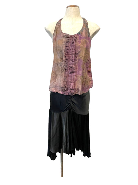 100% silk tank top