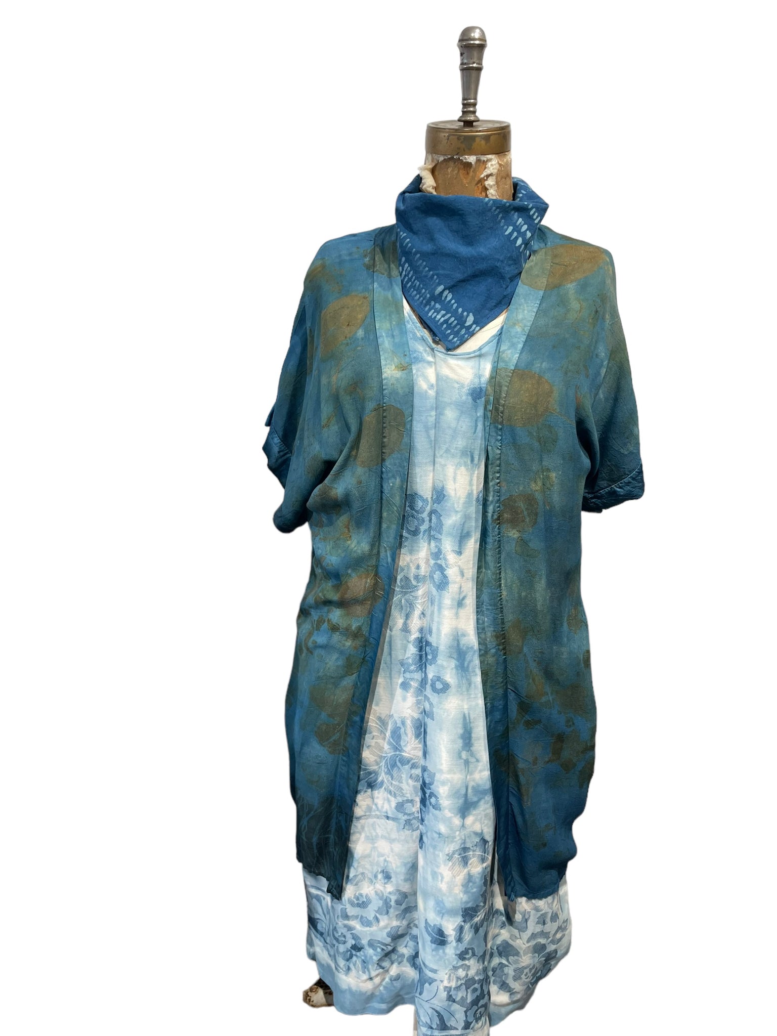 Long Silk Kimono Topper