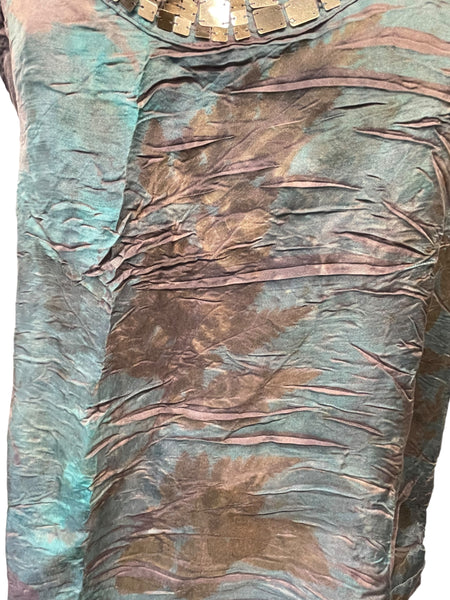 100% silk tank top