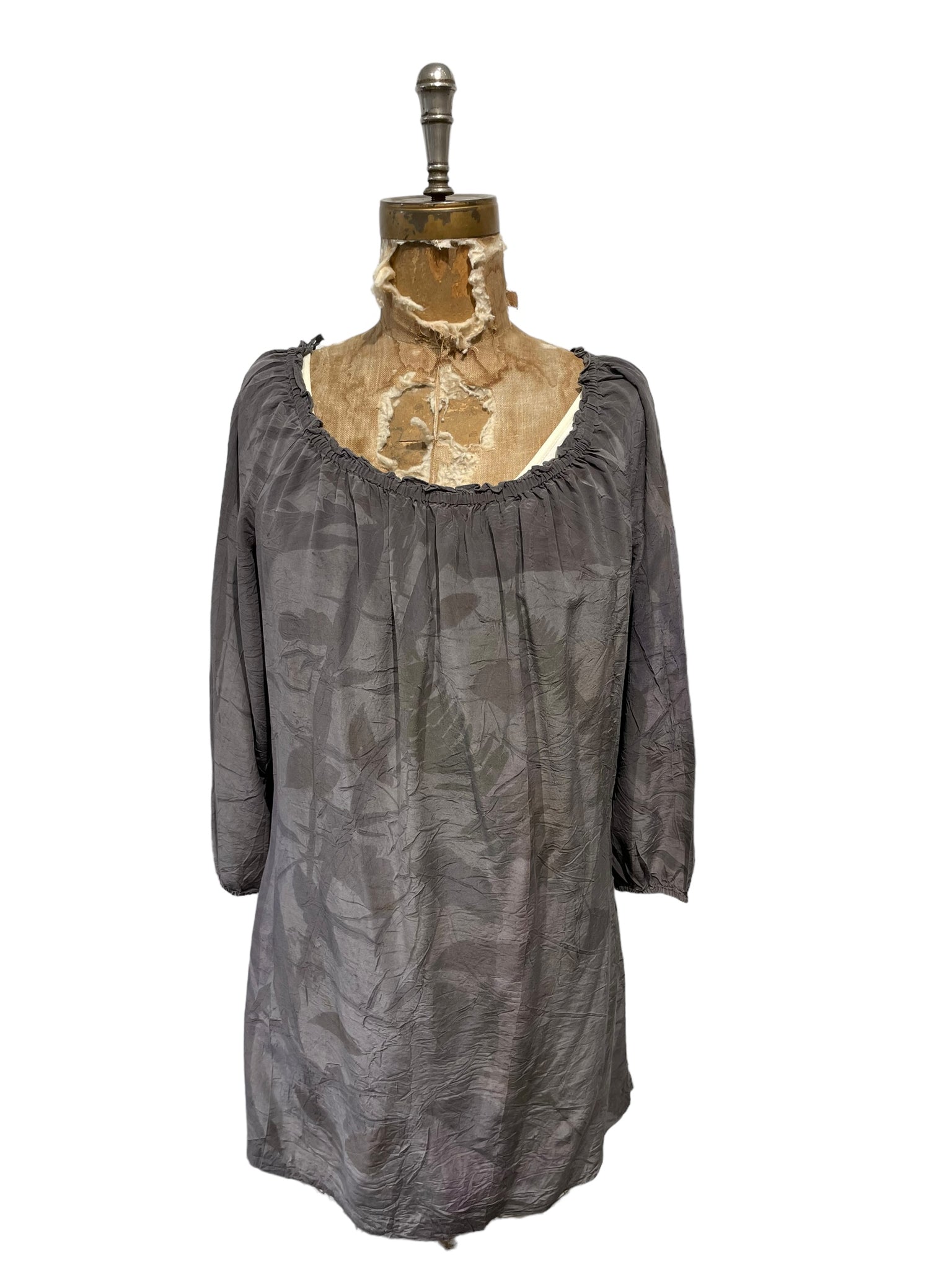 Silk  ecodyed Dress