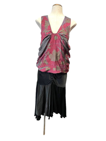 100% silk tank top