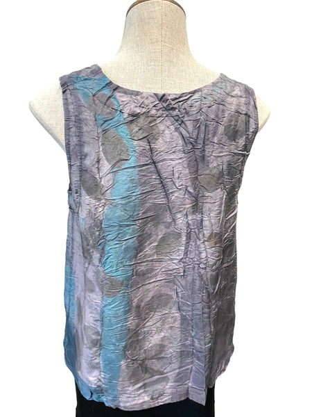 100% silk tank top