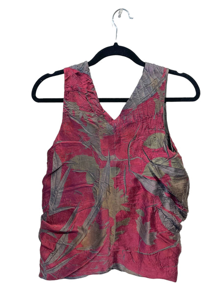 100% silk tank top