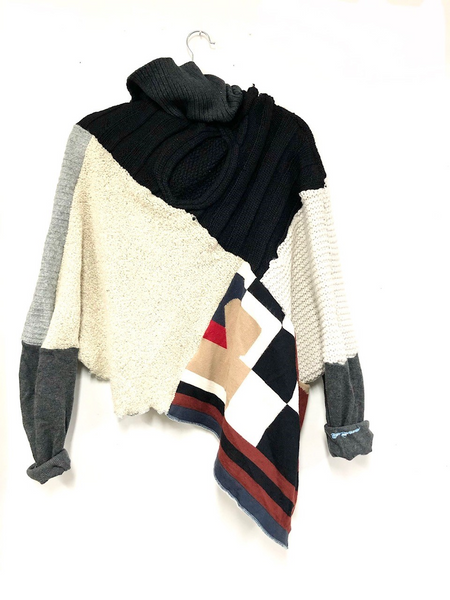 The Cowl Poncho with Sleeves