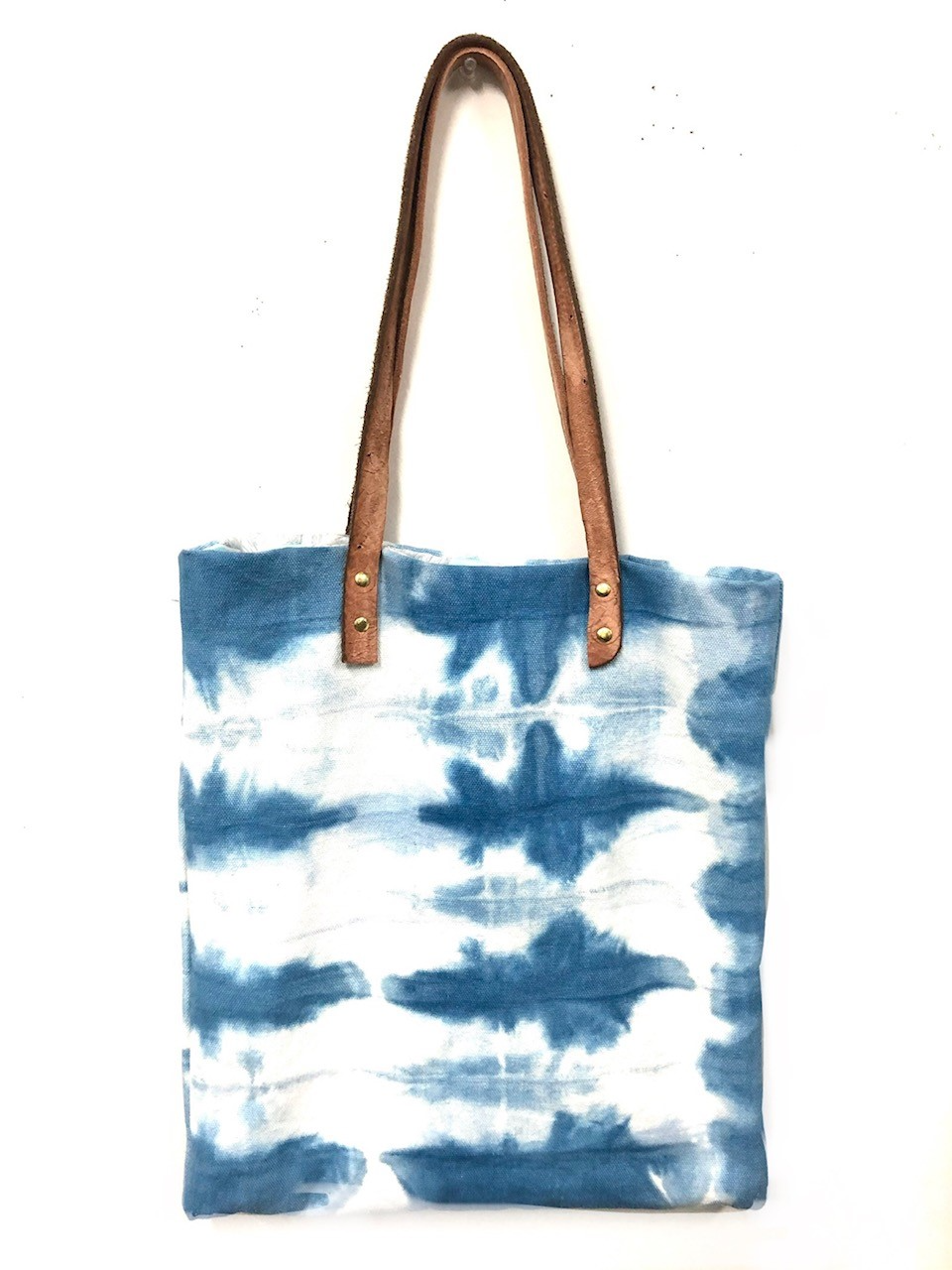 The Indigo Shibori tote