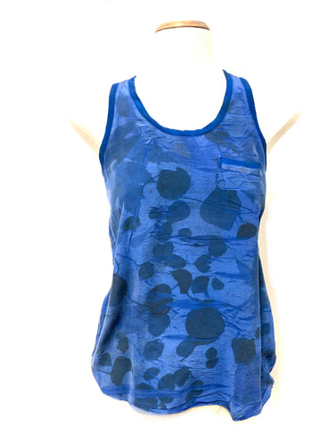 100% silk tank top