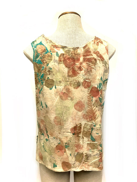 100% silk tank top