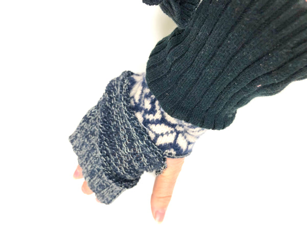 Fingerless glove arm warmers