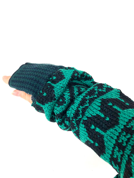 Fingerless glove arm warmers