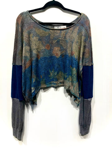 Cashmere ecodyed semi crop