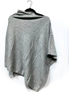 Cashmere poncho shawl