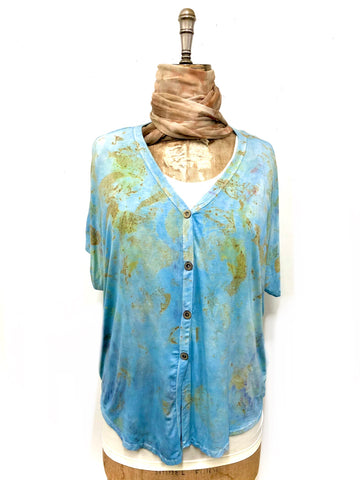 Ecodyed viscose jersey T-shirt