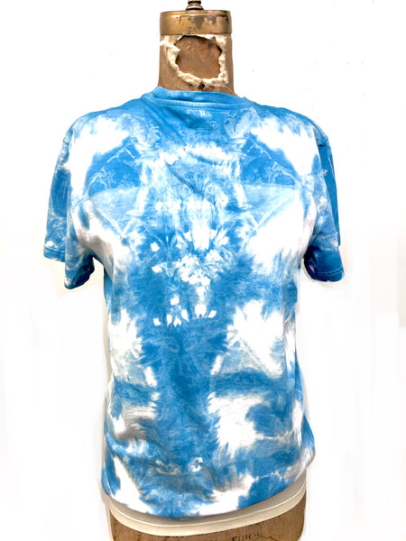 100% cotton indigo dyed T-shirt