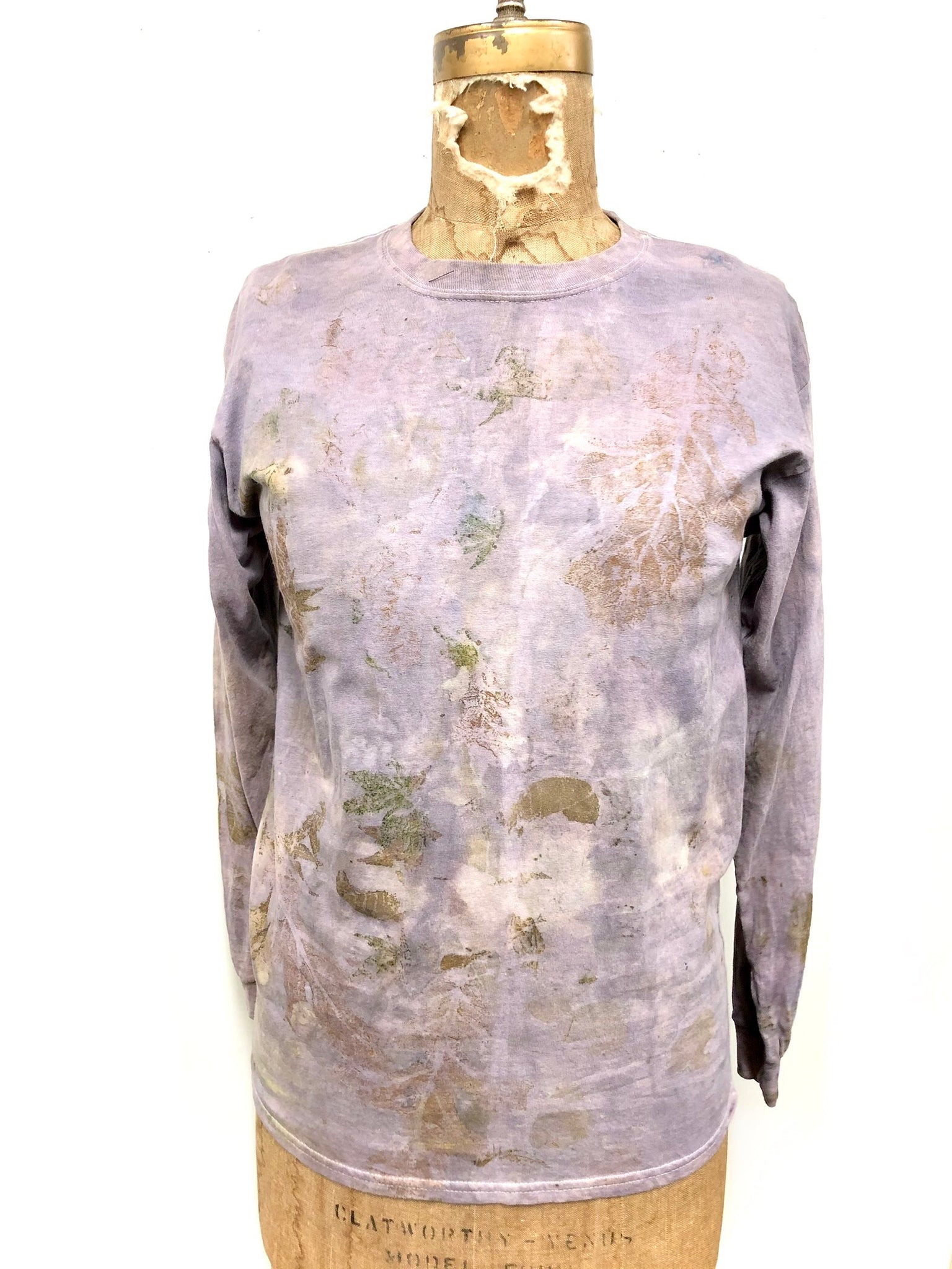 100% cotton ecodyed long sleeve t-shirt