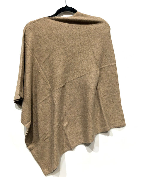 Cashmere poncho shawl