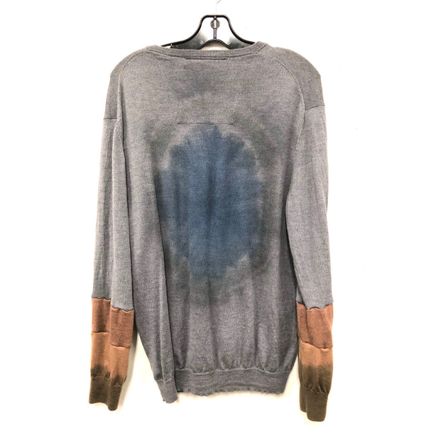 Merino ecodyed upcycled long sleeve sweater