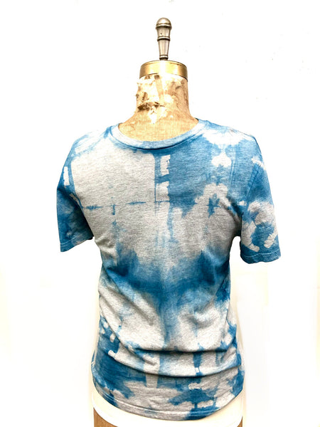 100% cotton indigo dyed T-shirt