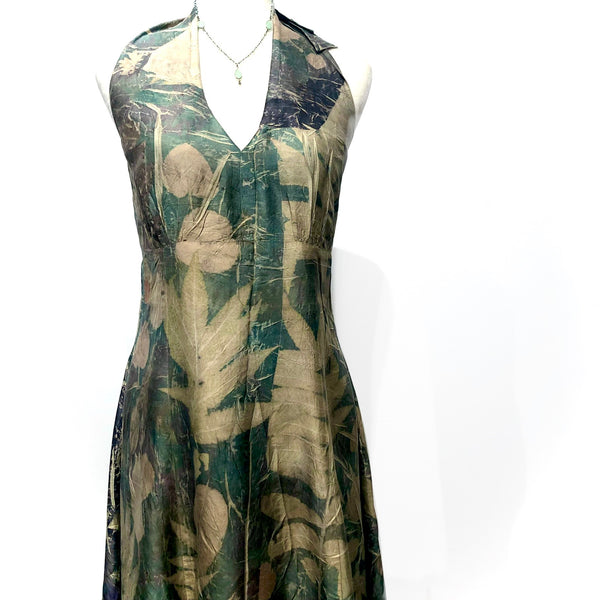 Silk  ecodyed Dress