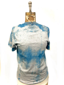 100% cotton indigo dyed T-shirt