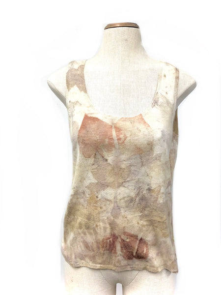 Eco-dyed cashmere Cami