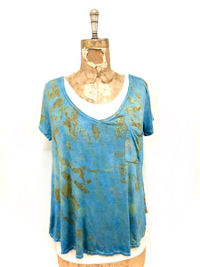 Ecodyed viscose jersey T-shirt