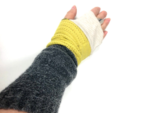 Fingerless glove arm warmers