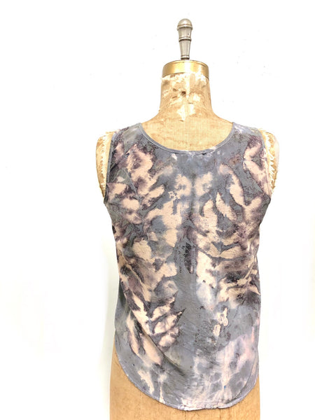 100% silk tank top