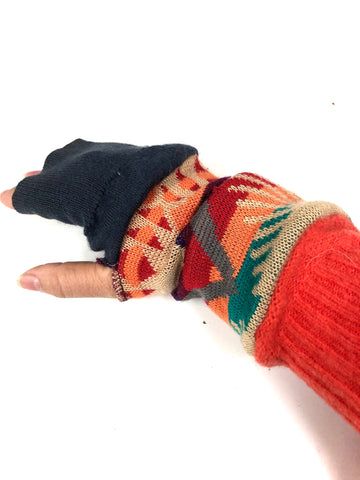 Fingerless glove arm warmers