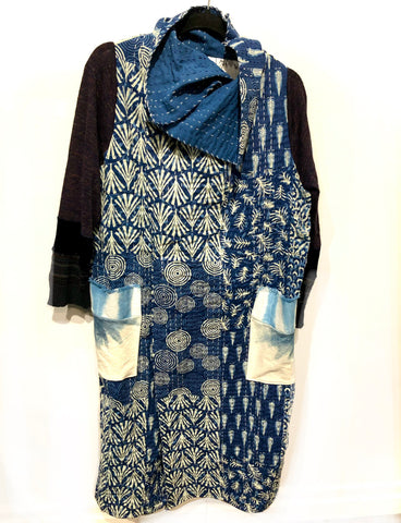 Kantha jacket Patchwork look