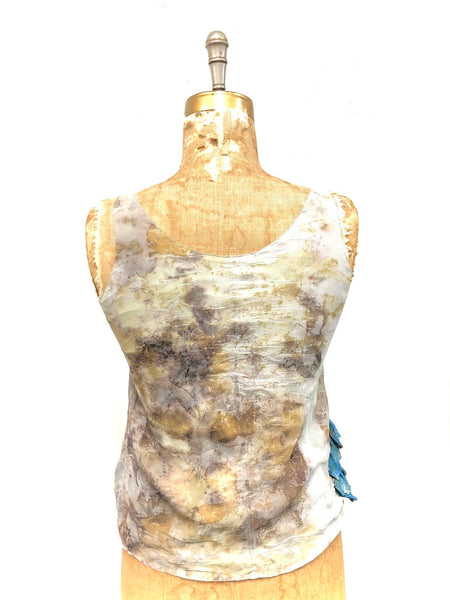 100% silk tank top