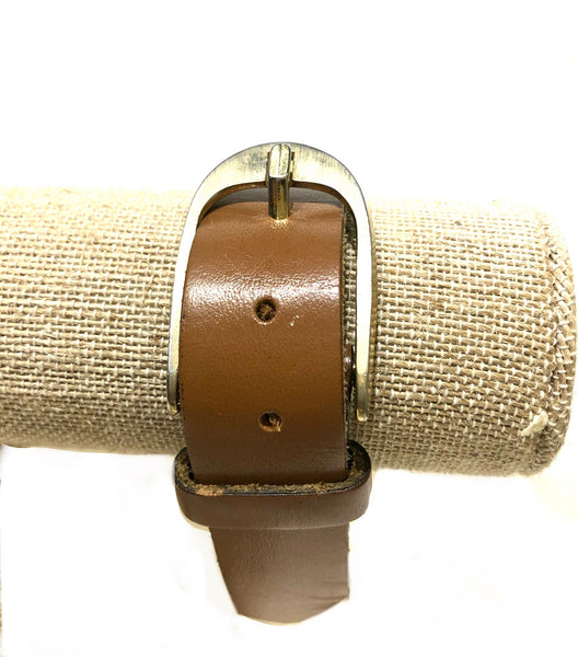 Leather belt cuff