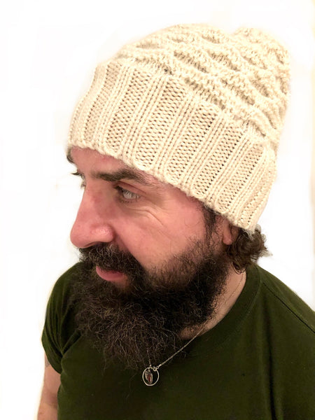 Upcycled wool touque