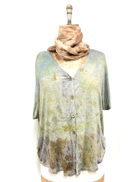 Ecodyed viscose jersey T-shirt