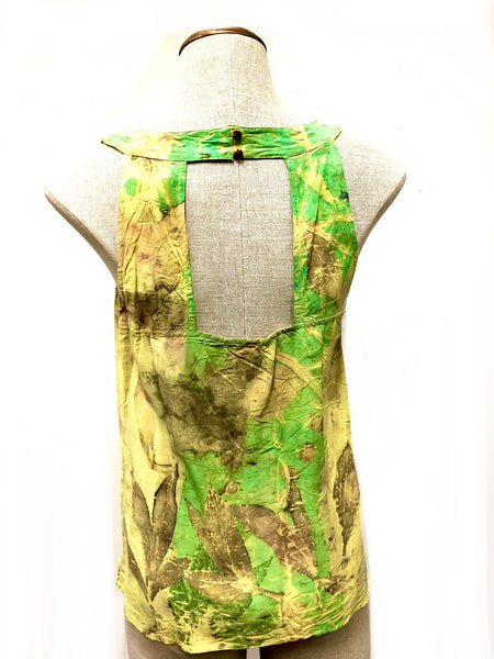 100% silk tank top