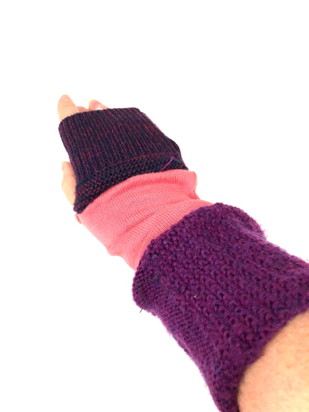 Fingerless glove arm warmers