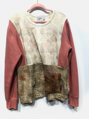 Upcycled ecodyed sweater