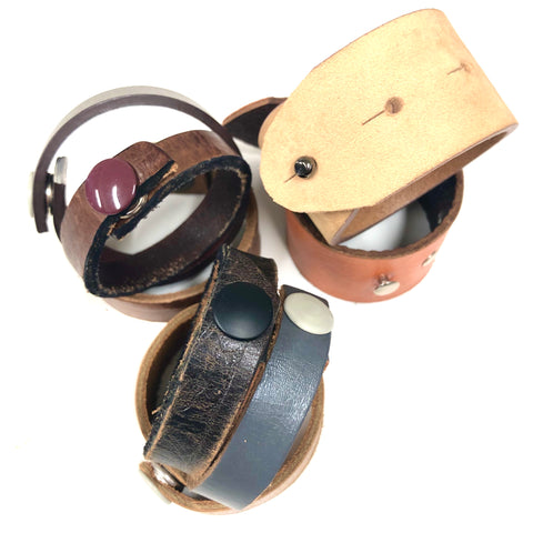 Leather cuff