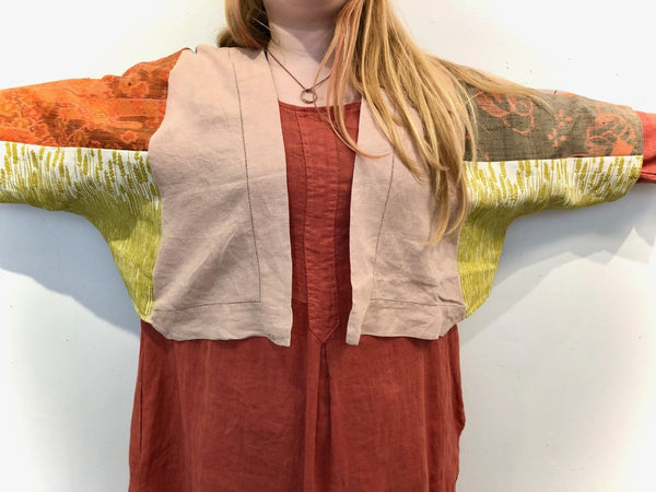 Linen Crop Jacket